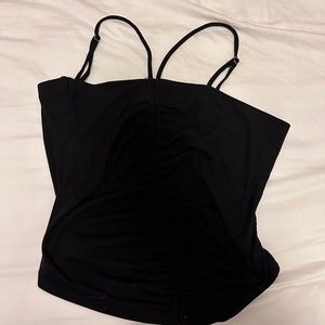 Black Anthropology Middle strap top